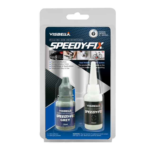Speedy Fix Powder & Adhesive 10ml+10ml Grey