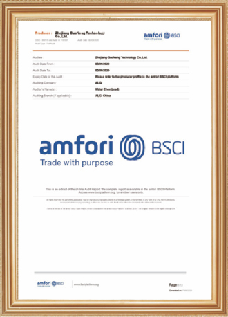 amfori BSCI audit report