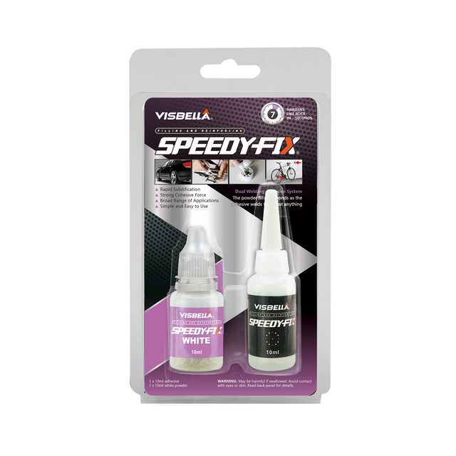 Speedy Fix Powder & Adhesive 10ml+10ml White