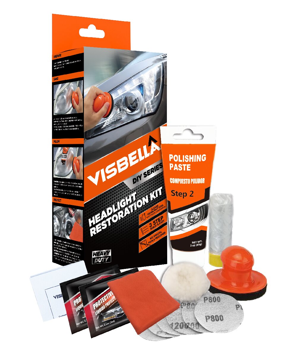 DIY HEADLIGHT RESTORATION KIT大灯-手动