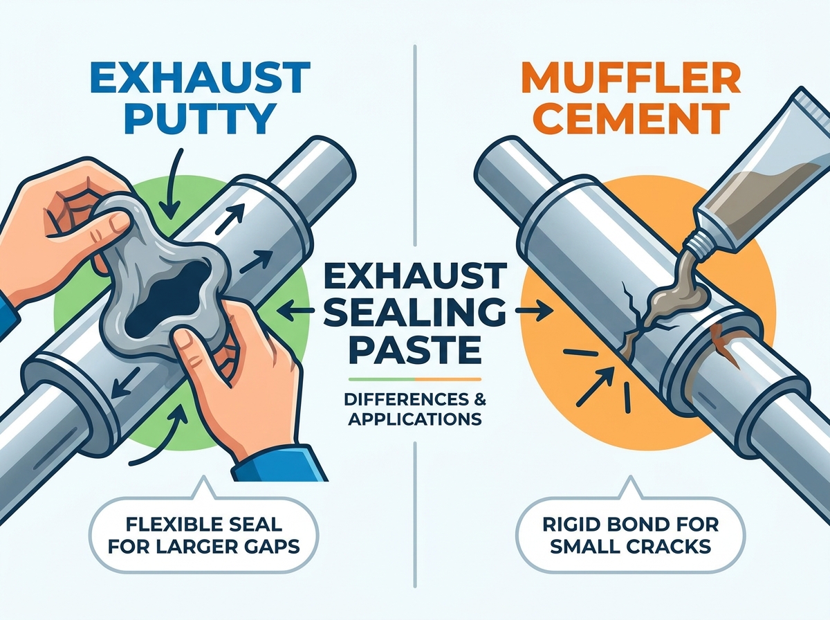 Exhaust Sealing Paste Application